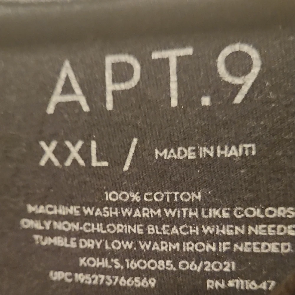 Apt. 9 Black Brooklyn New York Graphic Tee Men's Size XXL - Picture 2 of 9